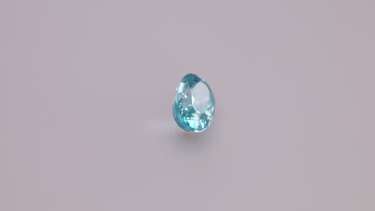 Blue Zircon 3.70 ct